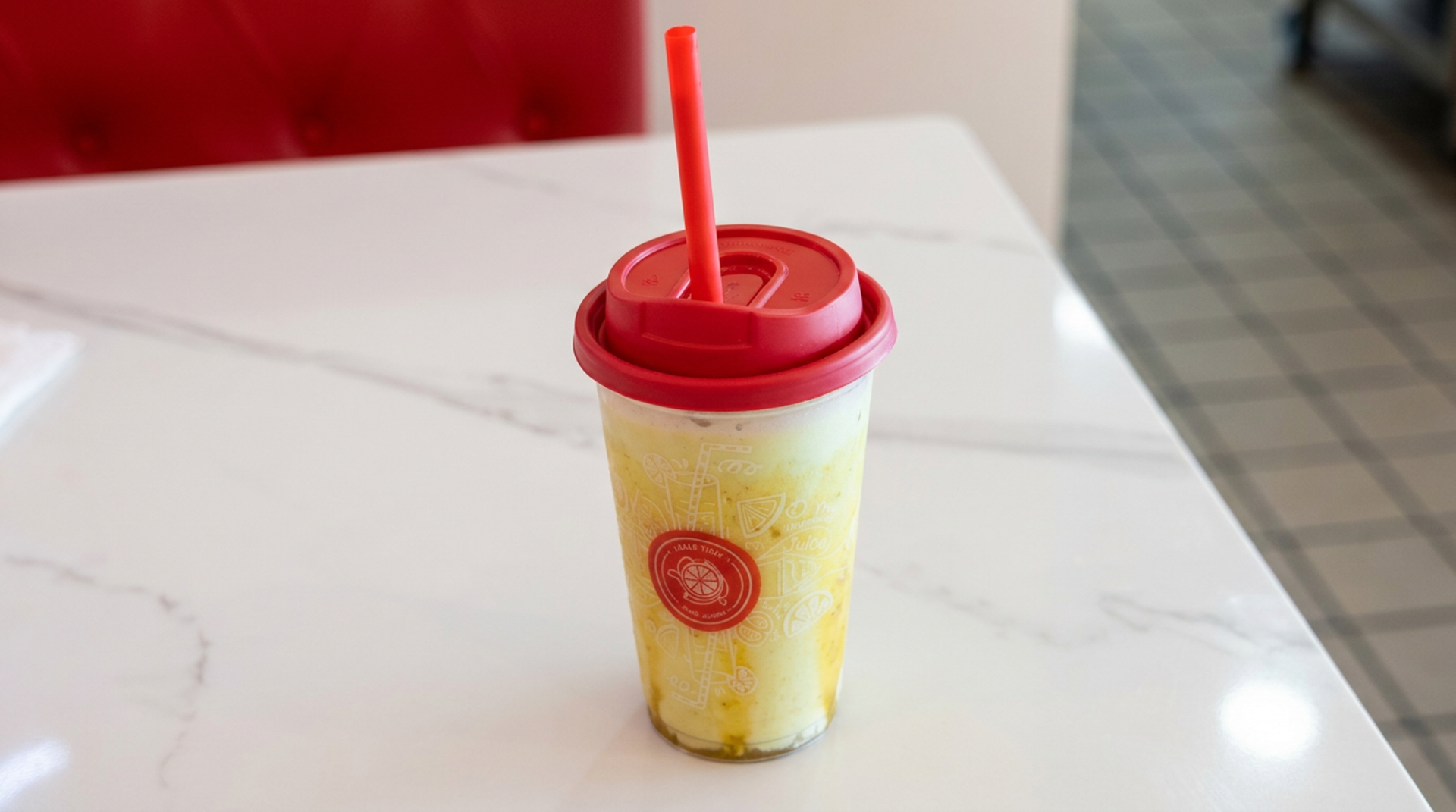 Juice first, then the food