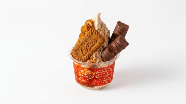 Mini Kinder Lotus Ice Cream.