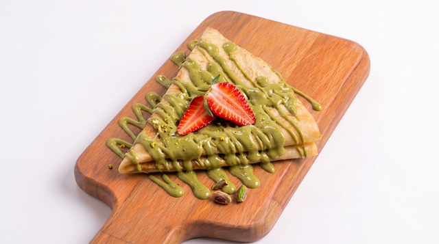 Pistachio Crepe.