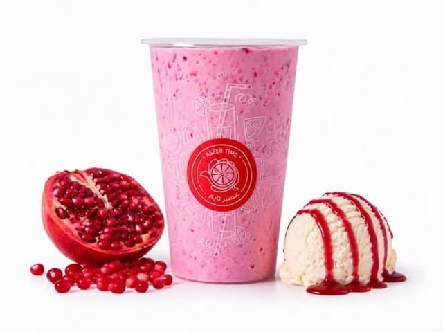 Pomegranate Milkshake.