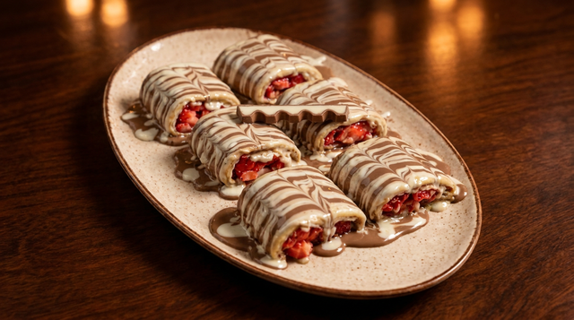 Kinder Crepe Roll.