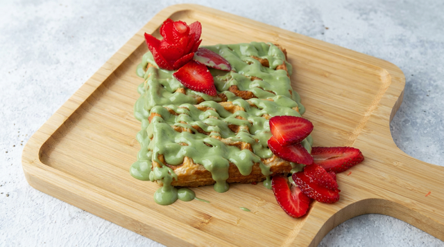 Pistachio Waffle.