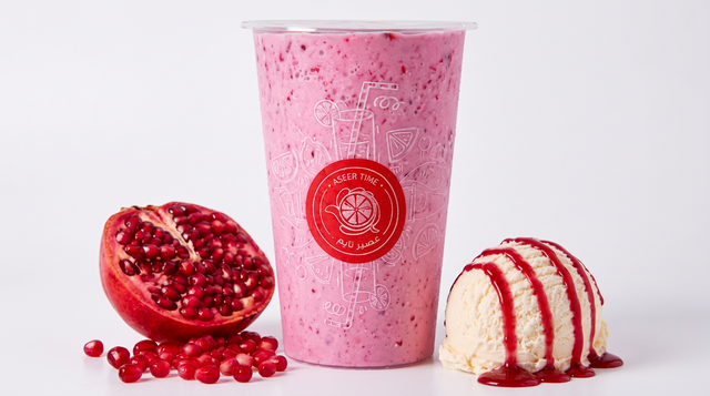 Pomegranate Milkshake.