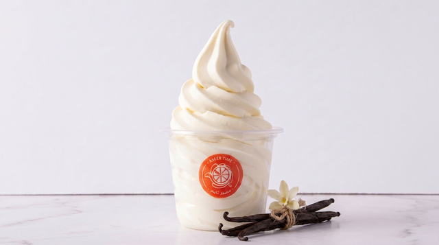 Mini Vanilla Ice Cream.