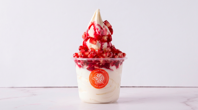 Mini Pomegranate Ice Cream.