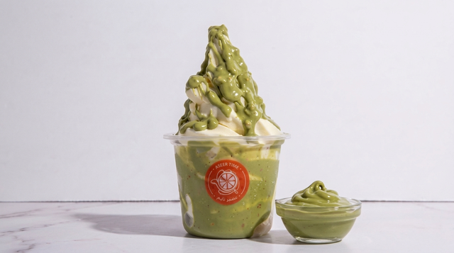 Pistachio Ice Cream.