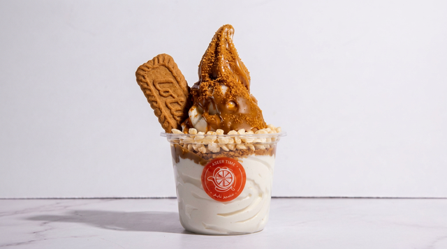 Mini Crispy Lotus Ice Cream.