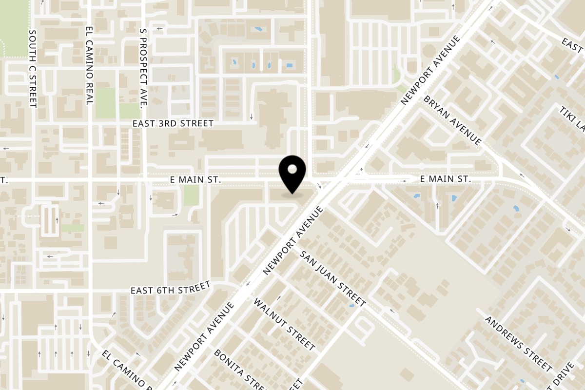 Map showing the location of Juice Time & Papa kanafa | عصير تايم & بابا كنافه Tustin on 13681 Newport Ave #7 in Tustin